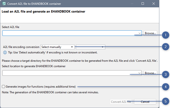Convert A2L file
